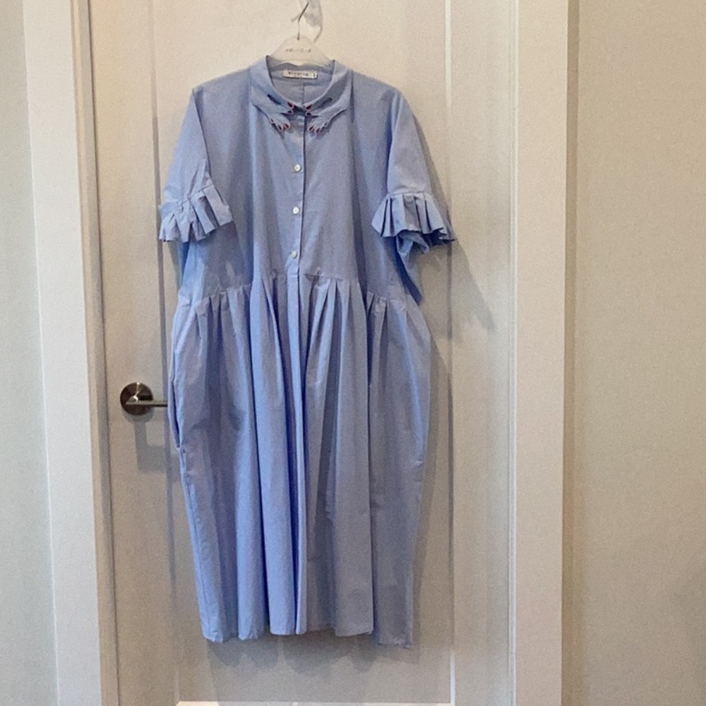 Vivetta Baby Blue Summer Dress